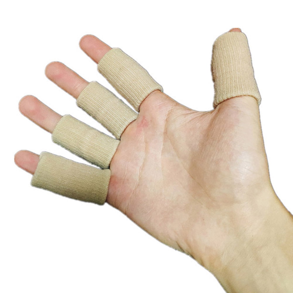 5pcs Finger Knuckles Protectors Finger Protection Sheath Sleeve Brace