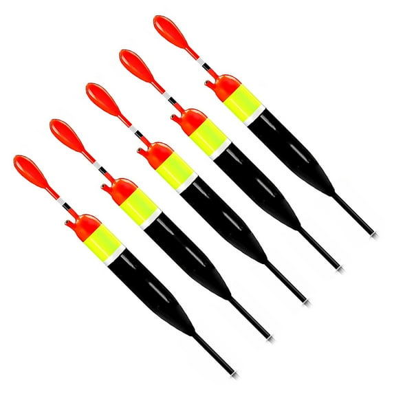 5pcs Fishing Floats and Bobbers Slip Bobber Balsa Floats Fishing Tackle Fishing Bobbers for Saltwater Fishing