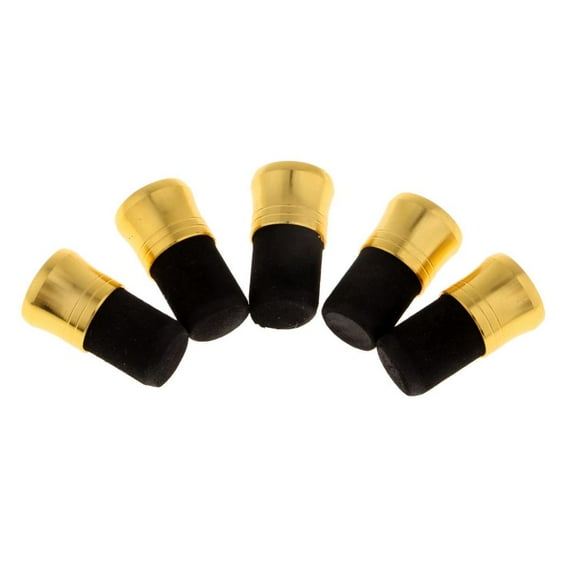 5pcs Fishing Rod Pole Caps Front Cover Stopper Plug End Protector Fishing Rod Building Repair 15mm