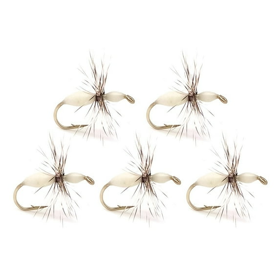 5pcs Fishing Tools Fly Hooks Fish Hooks Artificial Insect Bait Ant Bait Insect Hooks Fly Fishing Red, Black, White, Green, Yellow, Orange