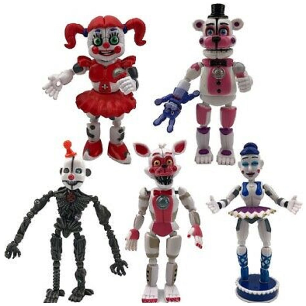 5pcs Five Nights at Freddy s Sister Location Action Figures Party