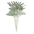 thumbnail image 1 of 5pcs Flocking Rabbit Ear Leaves Flocking Leaves Wedding Home Vase Flower Decoration Wedding Floral Decorations, 1 of 9