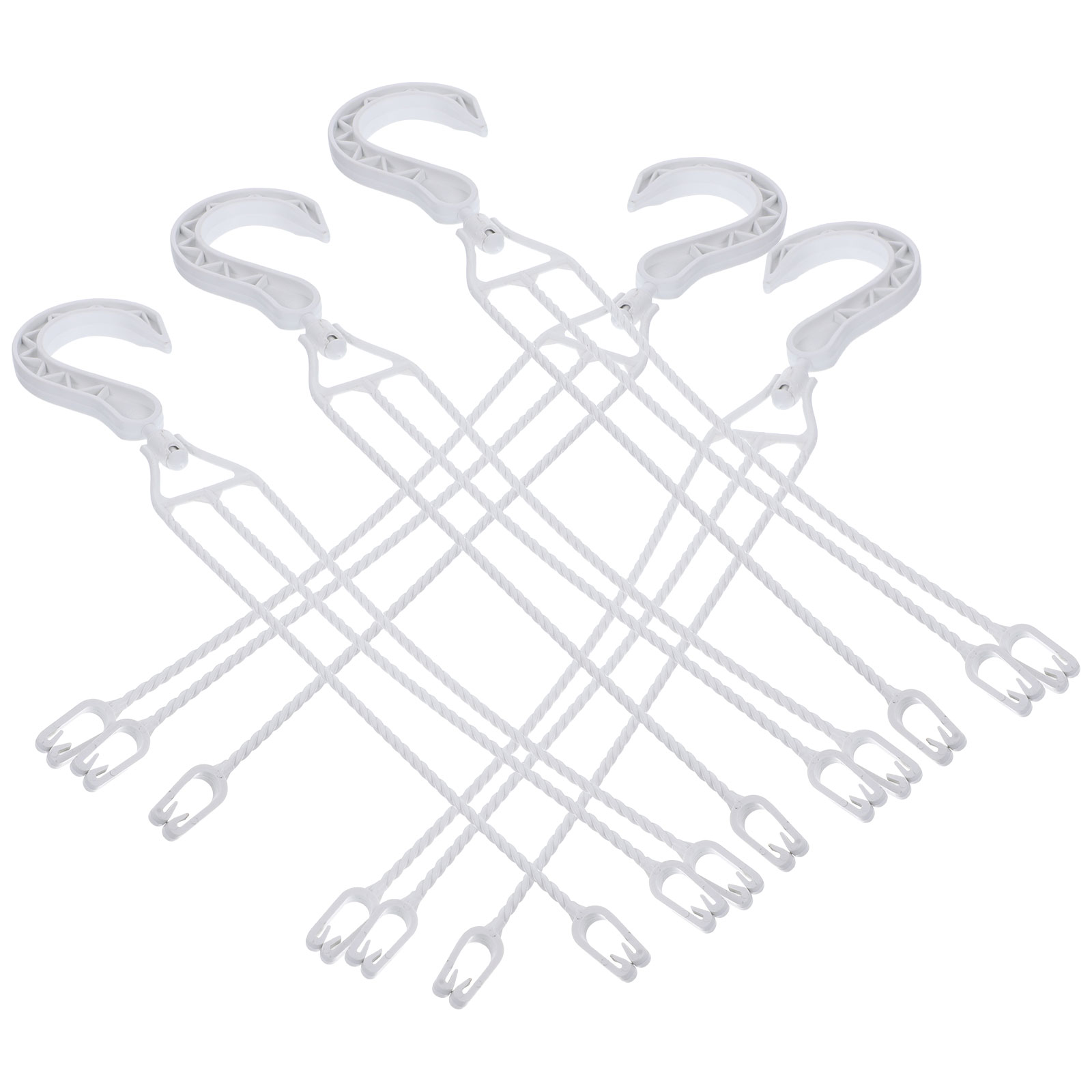 5pcs Flower Pot Hanging Hooks Flowerpot Plastic Hooks Garden Wall