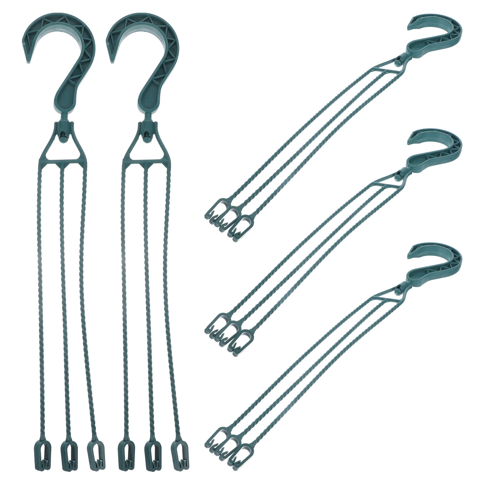 5pcs Flower Pot Hanging Hooks Flowerpot Plastic Hooks Garden Wall