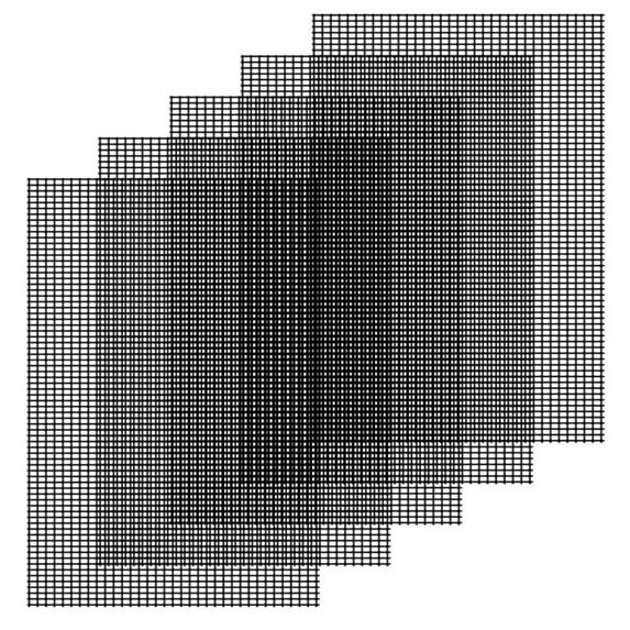 5pcs Flower Pot Mesh Pad 20x30cm Rectangular Bonsai Pot Bottom Grid Mat Mesh Prevent Soil Loss Drainage Netting Hole Screen tray