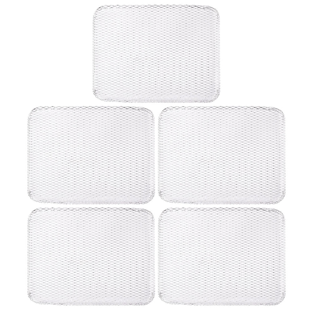 5pcs Foodgrade Aluminum Grill Mesh Mat Disposable Grill Netting Mat