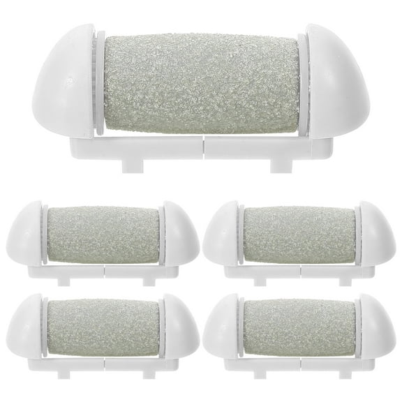 5pcs Foot File Roller Heads Electric Feet Scrubber Refill Rollers Feet Care Tool