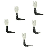 5pcs Funnels for Automotive Use Small Funnel Oil Change,Retractable Auto Fuel Funnel Clip On Bottles,Car Flexible Draining Tool Snap Funnel