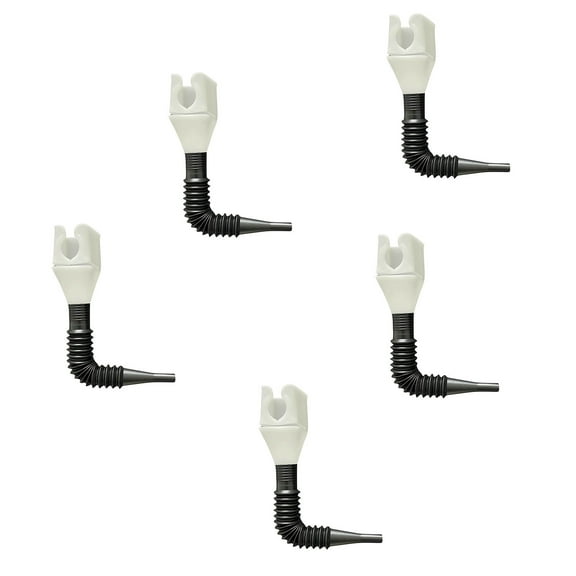 5pcs Funnels for Automotive Use Small Funnel Oil Change,Retractable Auto Fuel Funnel Clip On Bottles,Car Flexible Draining Tool Snap Funnel
