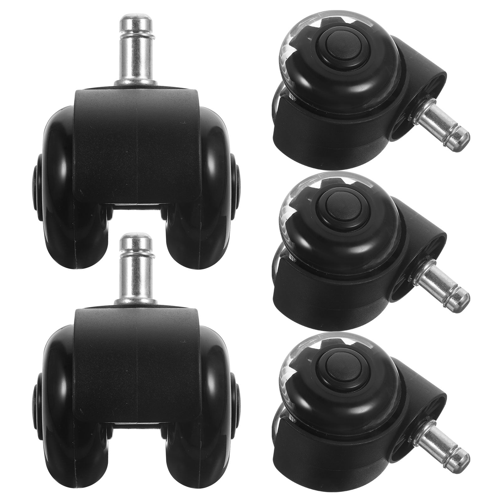 5pcs Furniture Caster Wheels Chair Wheels Replacements Desk Chair