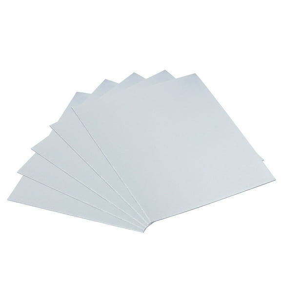 5pcs Galvanized Sheet Metal, 6x6cm Metal Steel Sheet Metal Galvanized Steel Plate Sheet Panels for Roof Flashing
