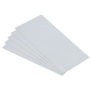 5pcs Galvanized Steel Sheet, 10x5cm Metal Sheet Galvanized Steel Plate Panels 0.5mm Thick for Roof Flashing