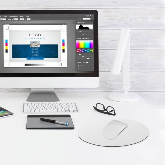 5-Pack Blank Sublimation Mouse Pads for Gaming and Office Use, Mouse Pad Blanks for Custom Printing