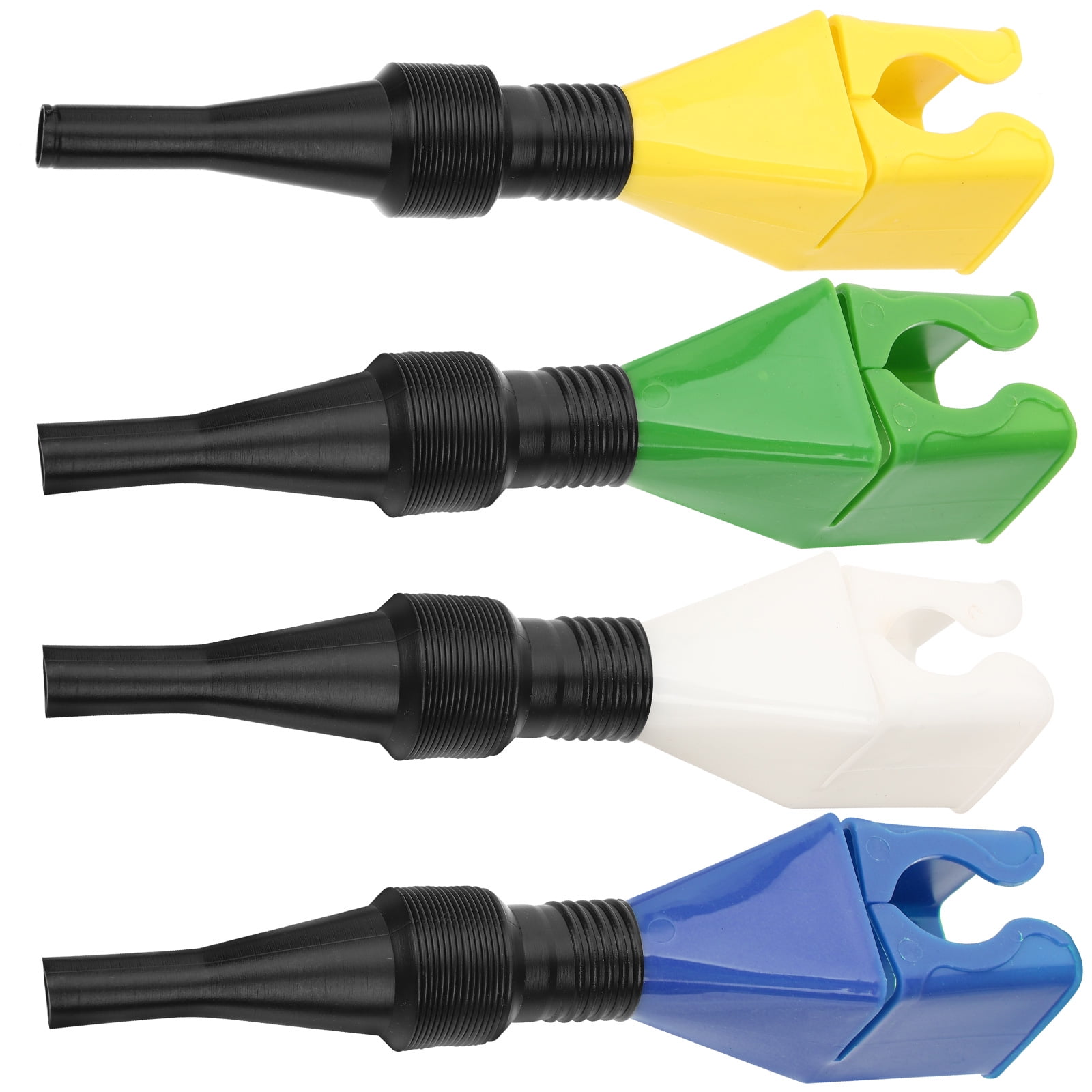 5pcs Gas Tank Funnels Oil Transmission Funnel Long Stem Fuel Funnel Car