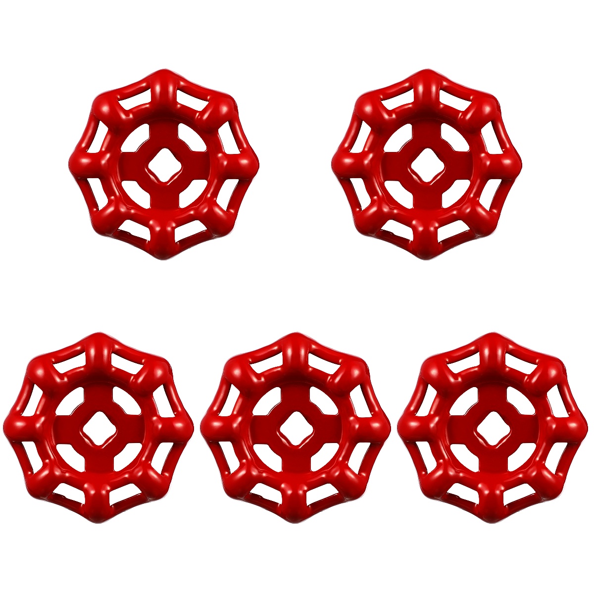 5pcs Gate Valve Handwheel Replacement Globe Valve Handle Faucet Round