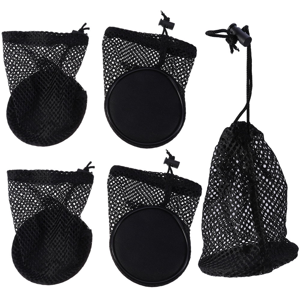 5pcs Golf Ball Mesh Bag Drawstring Golf Ball Bag Drawstring Tennis Bag