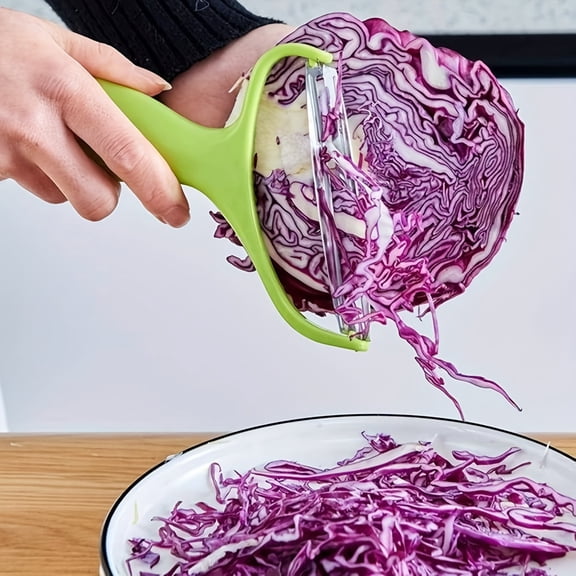 5pcs Green Vegetable Cutter Grater Cabbage Slicer Shredder Fruit Peeler Kitchen Gadgets Easy Peeling And Shredding For Garden Vegetables