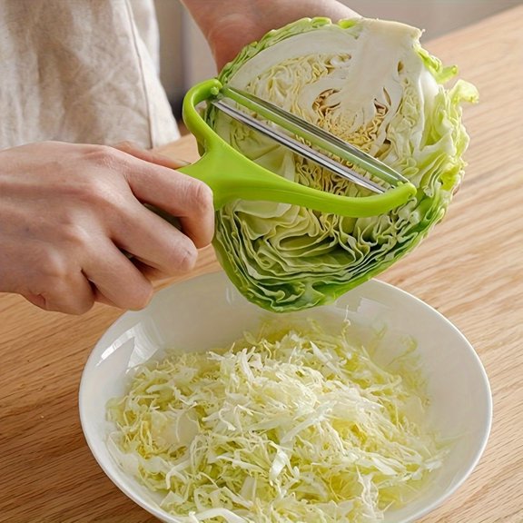 5pcs Green Vegetable Cutter Grater Cabbage Slicer Shredder Fruit Peeler Kitchen Gadgets Easy Peeling And Shredding For Garden Vegetables
