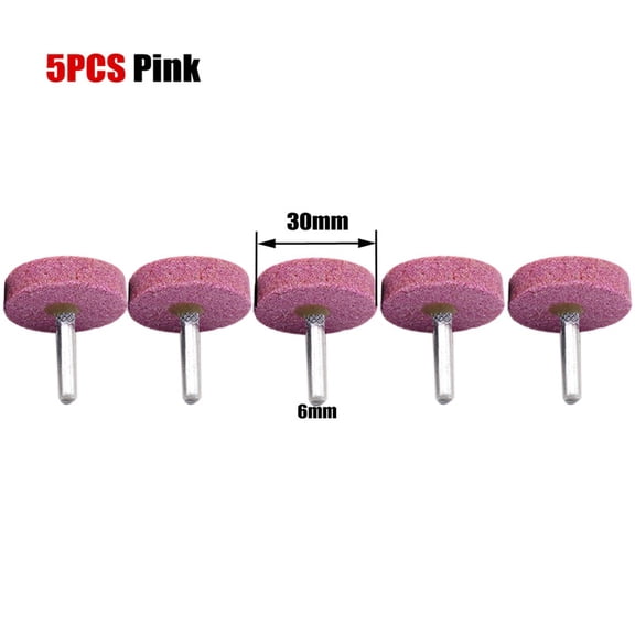 5pcs Grinding Stone Wheel Polishing Head Abrasive Disc Rotary Tool Accessories