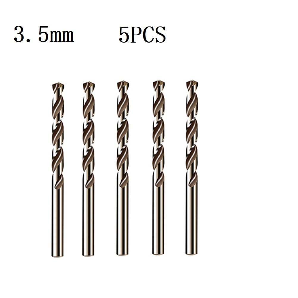 5pcs HSS M35 Cobalt Drill Bit 1/1.5/2/2.5/3/3.5/4mm For Stainless Steel ...