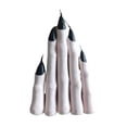 thumbnail image 1 of 5pcs Halloween Candles, Creepy Bleeding Halloween Taper Candle, Realistic Halloween Decor, Spooky Blood Drip Candle Set for Party Indoor Gothic Decor, 1 of 4