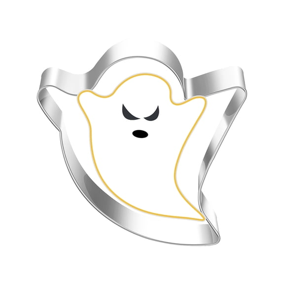 5pcs Halloween Cookie Cutters, Small Stainless Steel Molds Cute Ghost Holiday Shapes for Halloween Party Decorations