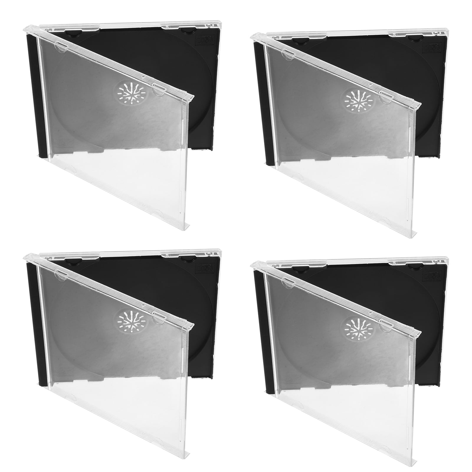 5pcs Hard Plastic CD Packing Box CD Storage Container DVD Storage Case disc-box-dvd-storage-case-sundries-organizer-bins-shelf-household