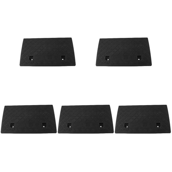 Foxnovo Step Ramp Heavy Duty Plastic for Bike Car Scooter Mobility Safety 5Pcs