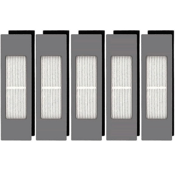 (5pcs) Hepa Filter For Ecovacs Deebot Ozmo 920 950 T8 Aivi Max T9 T5 N5 N7 N8+ N8 Pro Plus Dx55 Dx93 Dj65 Robot Vacuum Cleaner Filter Kit Robot Vacuum