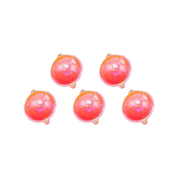 5pcs Hollow Bubble Ball Shape Fishing Float Sea River Fish Tackle 25/32/40/47mm