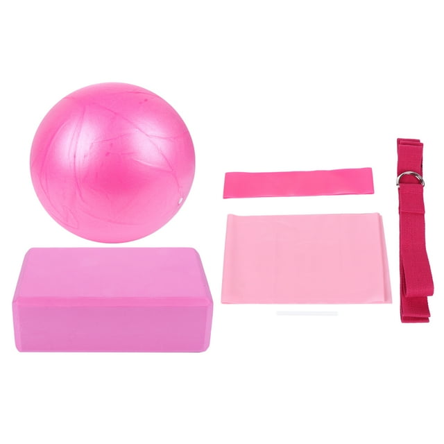 5pcs Home Fitness Yoga Ball Yoga Tension Band Sports Accessory Home