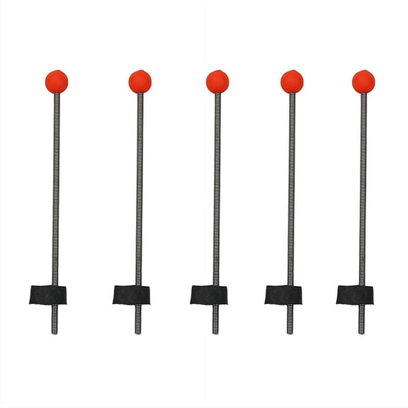 5pcs Ice Fishing Rod Kit - Spring Tip Rod with Hidden Reel & Stand