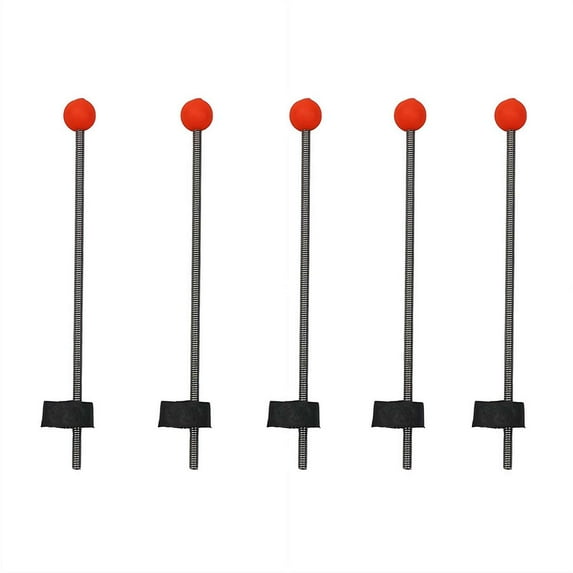 5pcs Ice Fishing Rod Kit - Spring Tip Rod with Hidden Reel & Stand