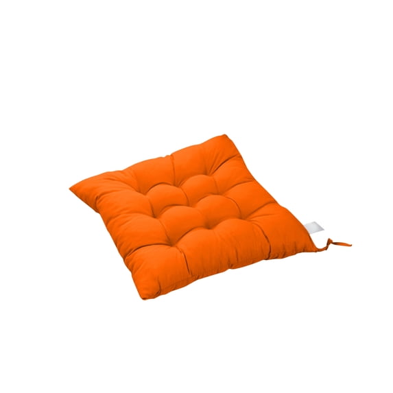 5pcs Indoor Chair Cushions for Dining Chairs , Tufted Overstuffed Textured Memory Foam Kitchen Chair Pads with Ties and Non-Slip Backing