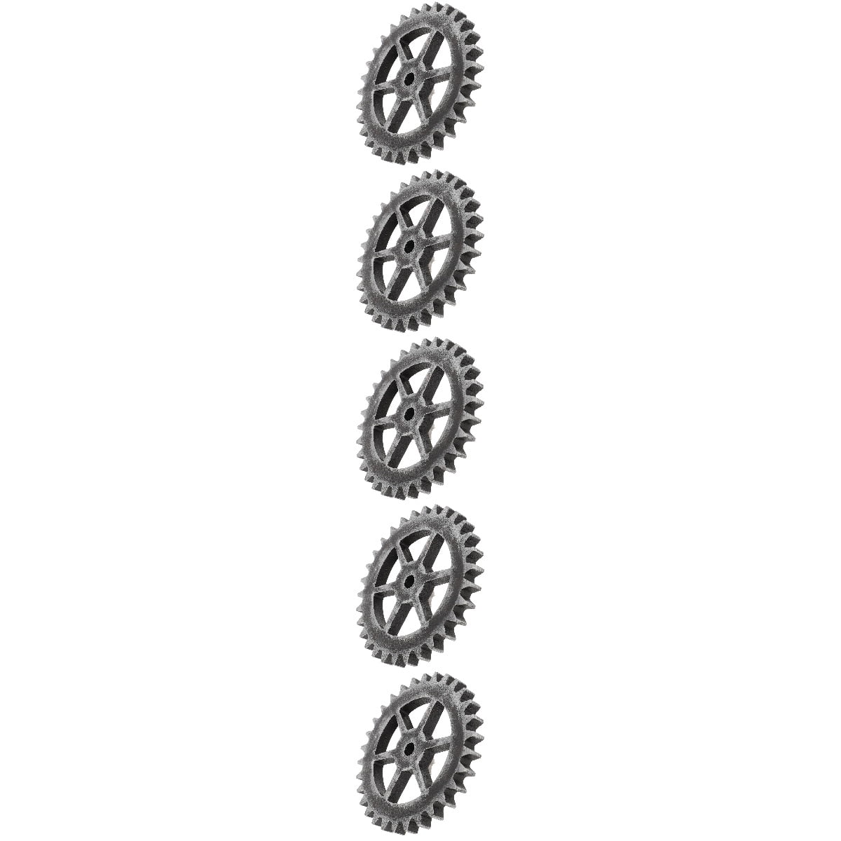 5pcs Industrial Style Gear Wall Decor Vintage Wood Gear Wall Art Home Decor for Gift