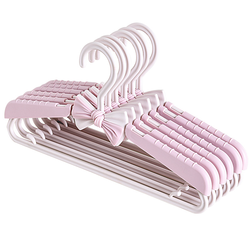 5pcs Infant Clothes Hangers Kids Clothes Drying Racks Baby Clothes