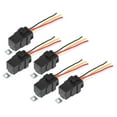 thumbnail image 1 of 5pcs JD2912 4 Pin DC 24V 40A Car Boat Universal Waterproof Relay Switch Power with Harness Black, 1 of 6
