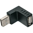 thumbnail image 1 of 5pcs JacobsParts Right Angle USB 2.0 Male to Down Facing Female Horizontal Extension Adapter, 1 of 2