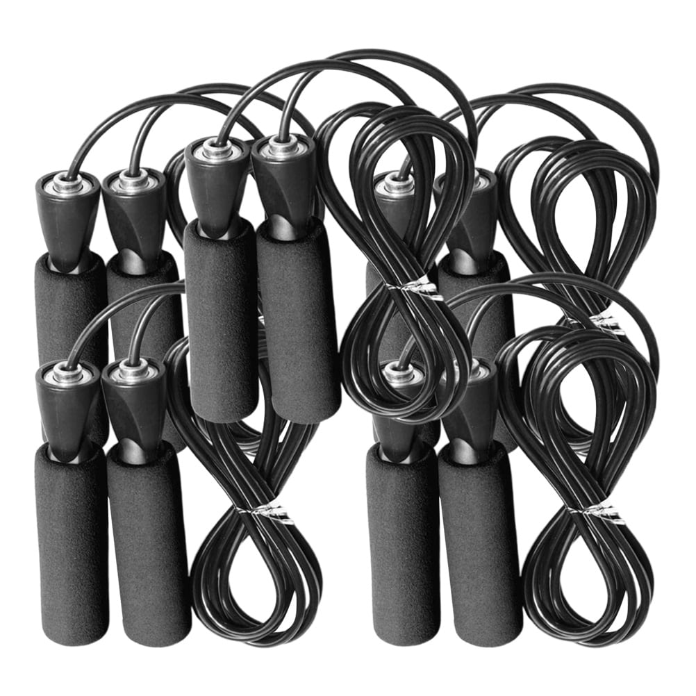 5pcs Jump Rope Adjustable Skipping Rope Antislip Handle Sports Jumping