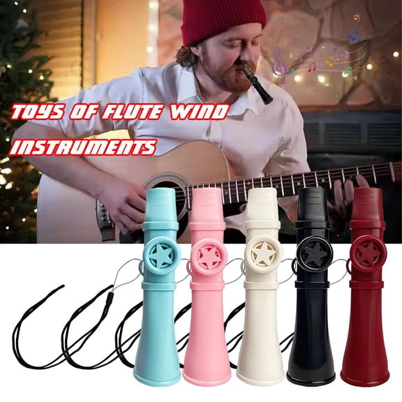 5pcs Kazoo Instrument, Easy to Learn Portable Musical Toy for Kids Adults, Beginner Friendly