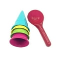 5pcs Kids Beach Toys Ice Cream Cone Scoop Sets Beach Play Toys Children