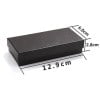 5pcs Kraft Paper Jewelry Gift Boxes Black Cardboard Watch Storage Box Necklace Earring Ring Display Box