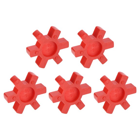 5pcs L99/L100 Jaw Coupling Insert for L Jaw Coupling L-Jaw Coupler Set, Red