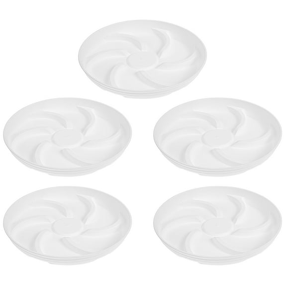 5pcs Large Flowerpot Trays Round Shape Flowerpot Base Gardening Pot Trays