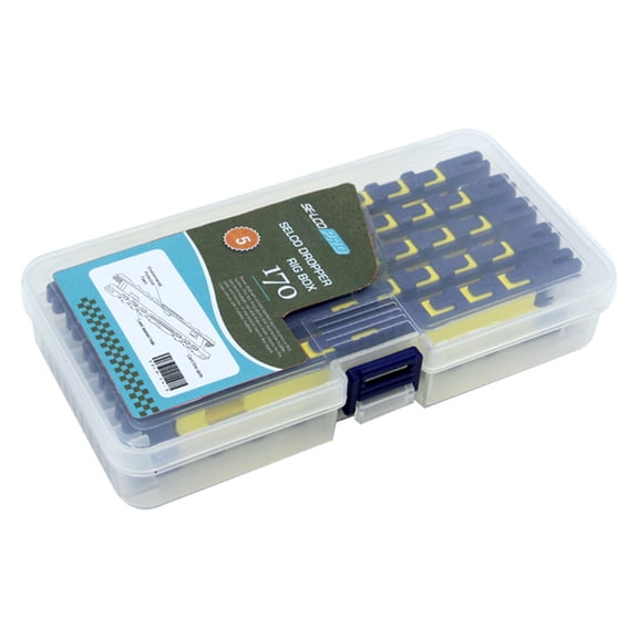 5pcs Leader Line Board Organizers Fishing Snelled Hook Holder Fishing Line Winding Board Snell Organizers with Box