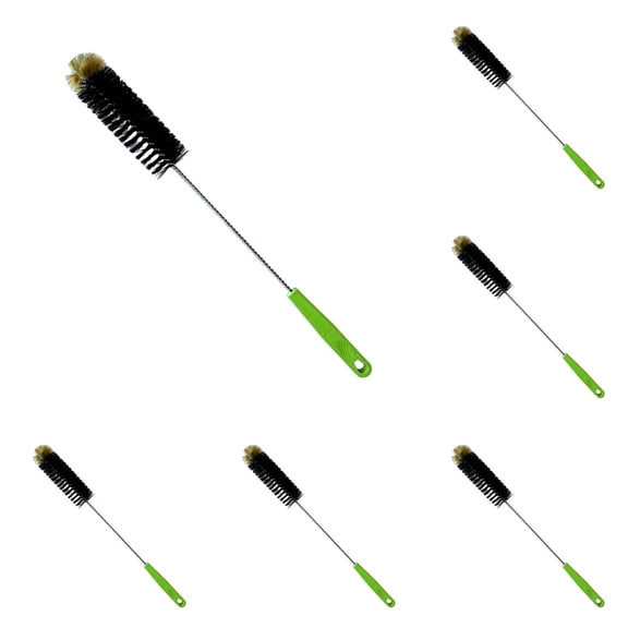 5pcs Long Bottle Brush 16.5 Inch Bendable Cleaner Brushes for Cleaning Narrow Neck Bottles Water Bottles Tumblers Flask Bird Feeder Vase Pipes Brewing Supplies