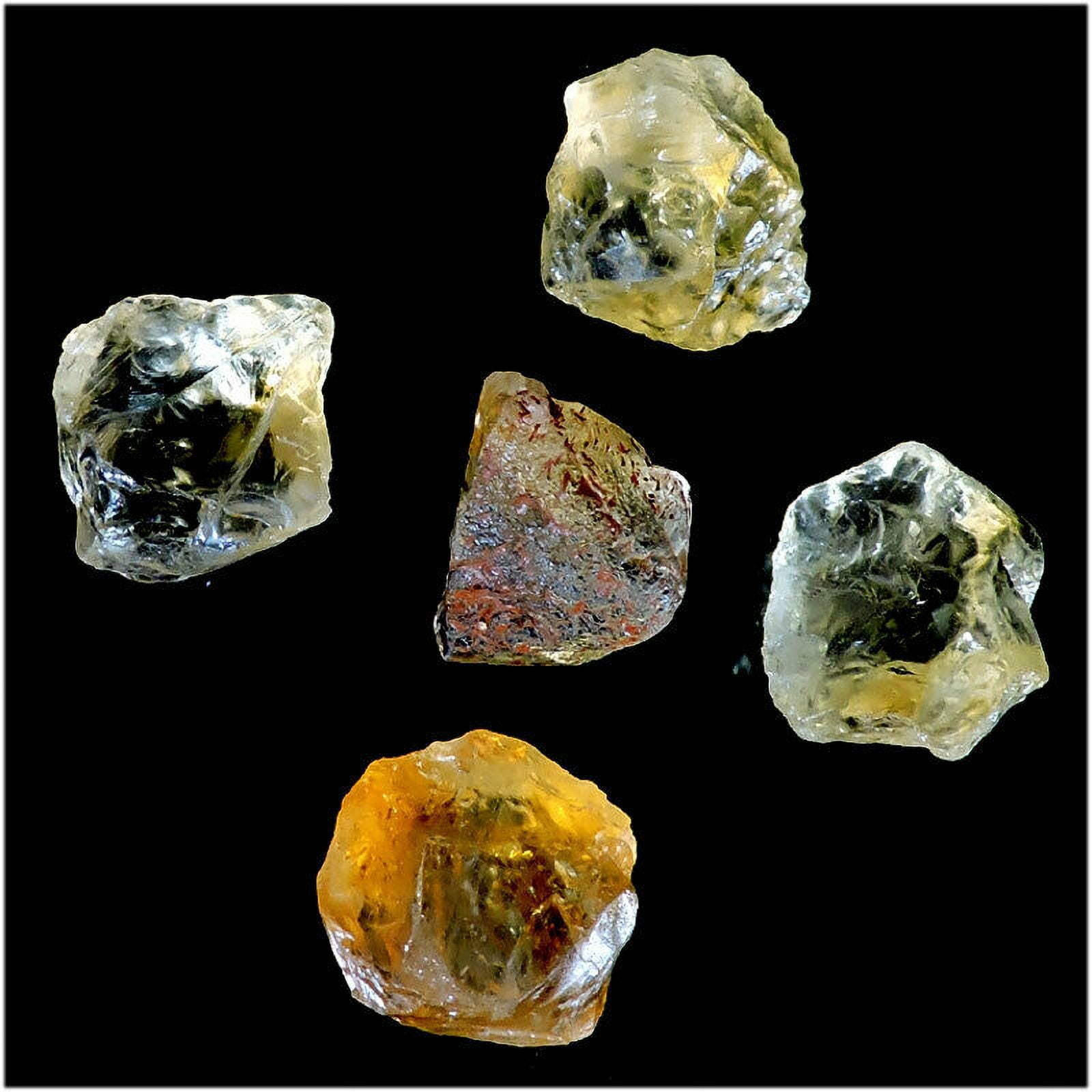 5pcs Lot 105.00Cts 100% Natural Golden Orange Citrine Gems Facet Rough