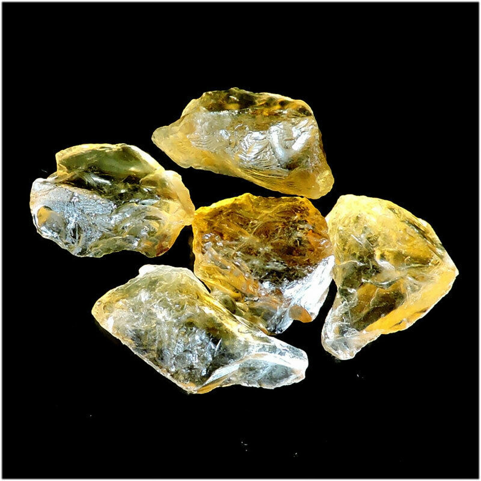 5pcs Lot 60.20Cts Natural Golden Orange Citrine Gems Facet Rocks Rough