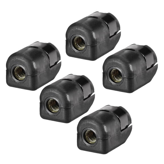 5pcs M6 Female Thread PA66A5 Gas Spring End Fitting Black Gas Spring Connector