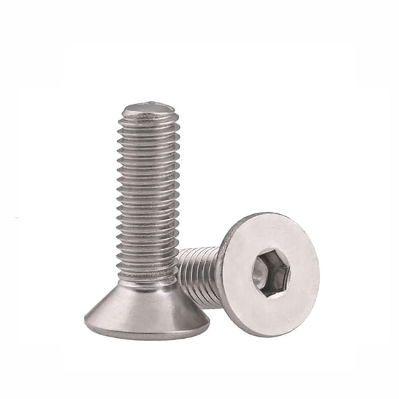 5pcs M6 Flat Head Hex Hexagon Socket Machine Screws 316 Stainless Steel DIN7991 Countersunk Allen Bolts